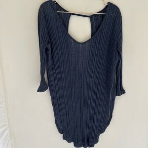 Free people open side long sleeved top